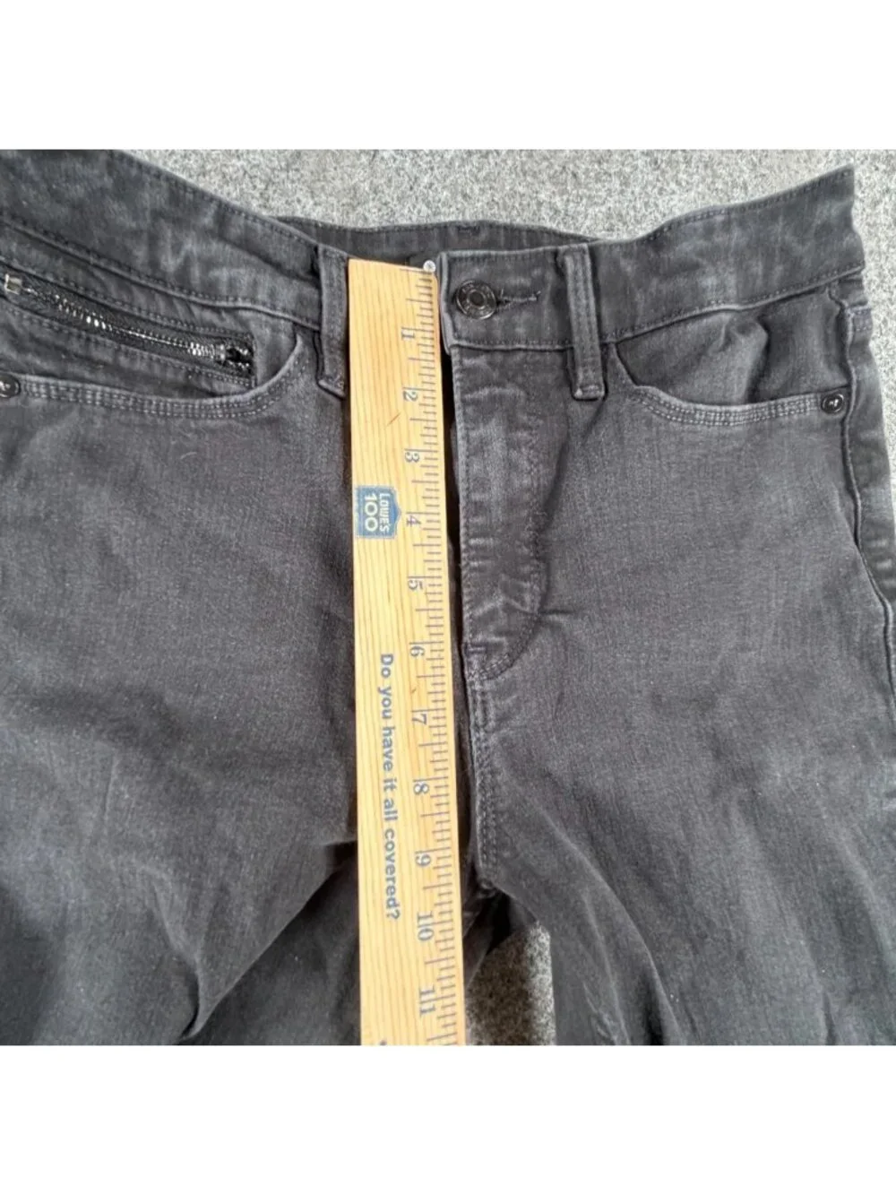 Athleta Flex‎ Ultra Skinny Jeans Womens 6 Black Stretch Denim Preppy Slim Fit